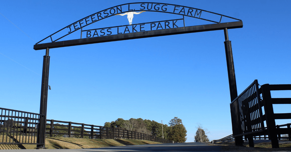 Sugg Farm Entrance