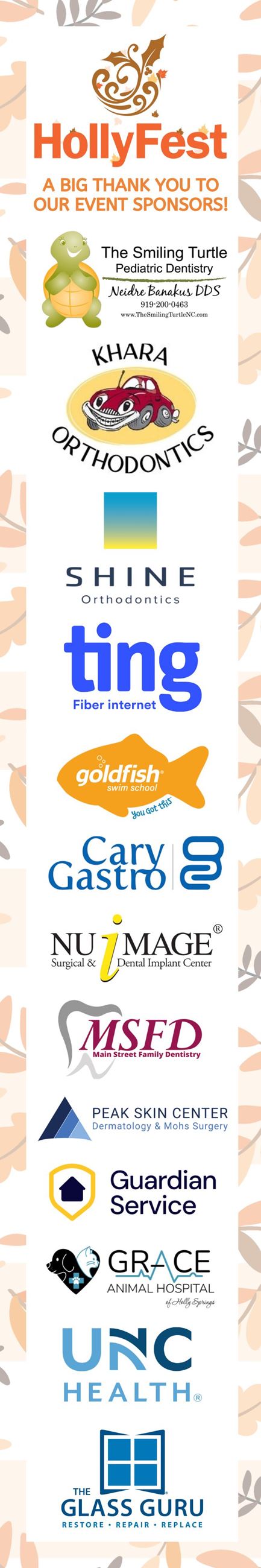 HollyFest Sponsors 2025